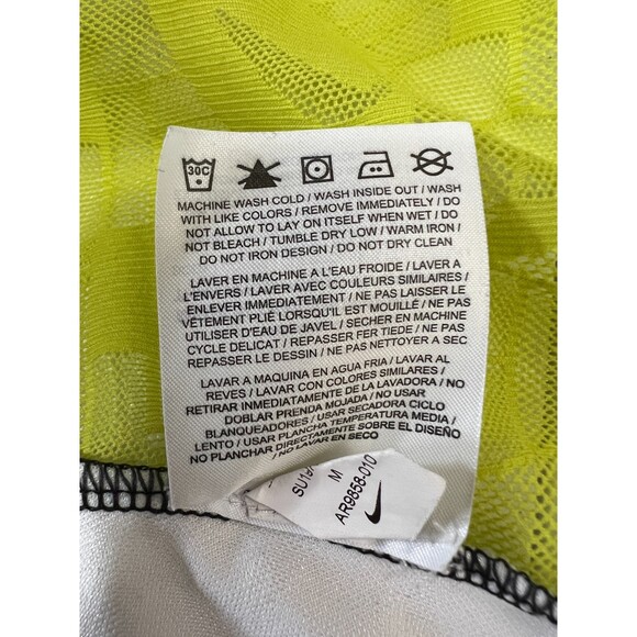 Nike Women's Sportswear Mesh Tank Top Black Yellow White Pink Size M - Picture 6 of 11